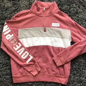 Victoria Secret PINK Quarter Zip Top!
